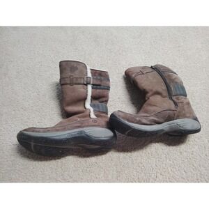 Merrel Encore Snow Bracken Boots Mid Calf Shearling Lined Women's 8.5 Signs...